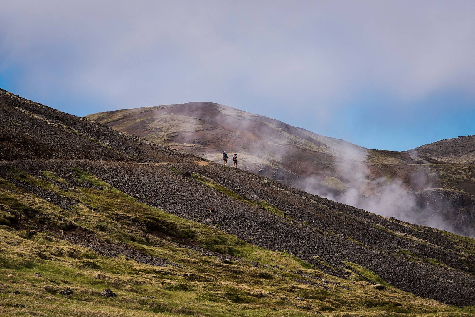 Randonnée dans la Vallée de Reykjadalur - Vallée de Reykjadalur - Hveragerdi - Islande